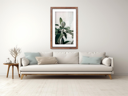 ( 45 x 60 cm ) / 24 x 18 Inch with 45 x 30 cm White Mount Poster Frames - MDF