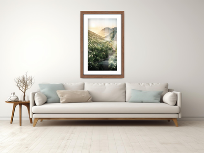 ( 45 x 60 cm ) / 24 x 18 Inch with 45 x 30 cm White Mount Poster Frames - MDF