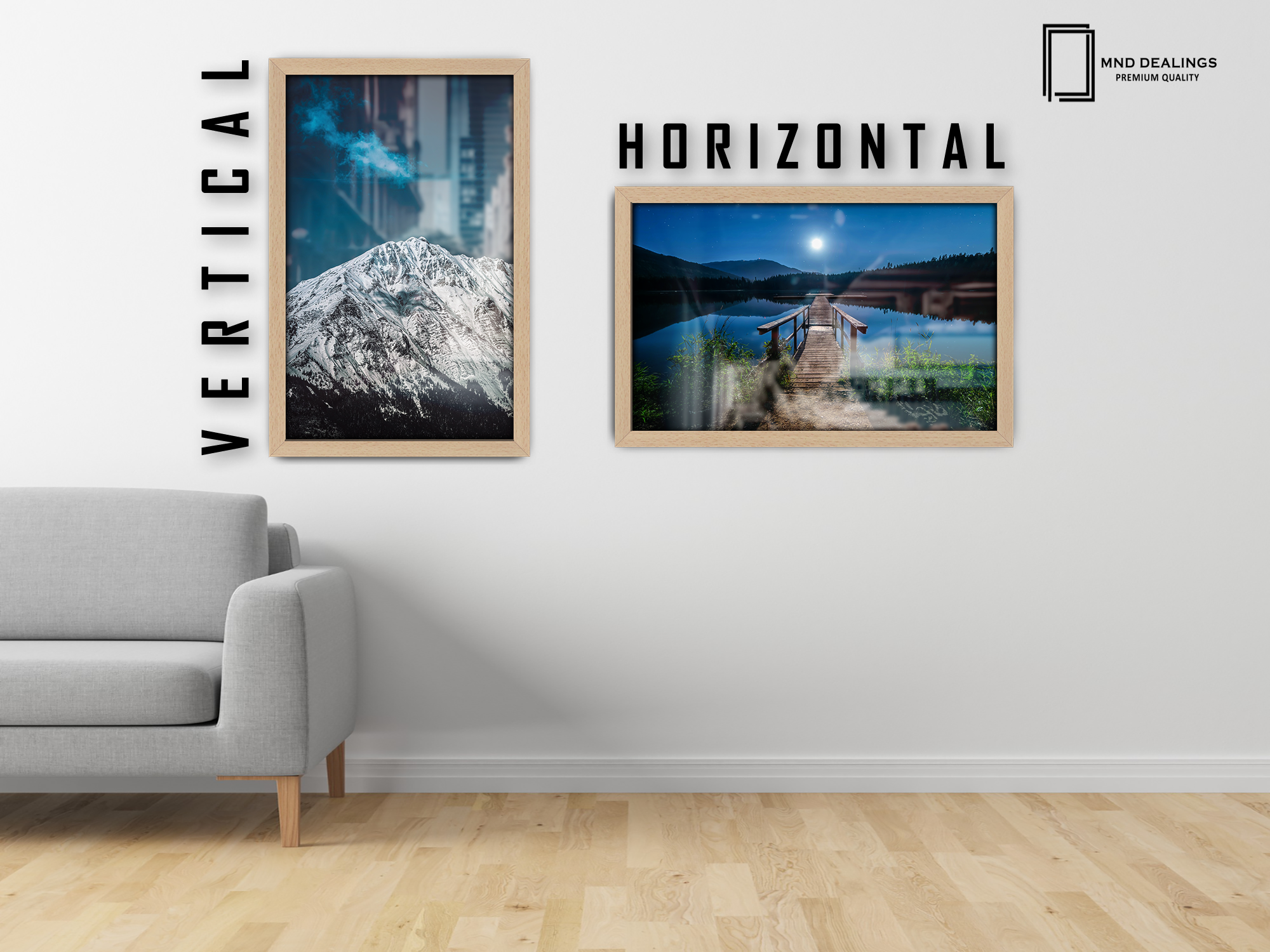 ( 45 x 65 CM ) / 26 x 18 Inch Display Frame - MDF