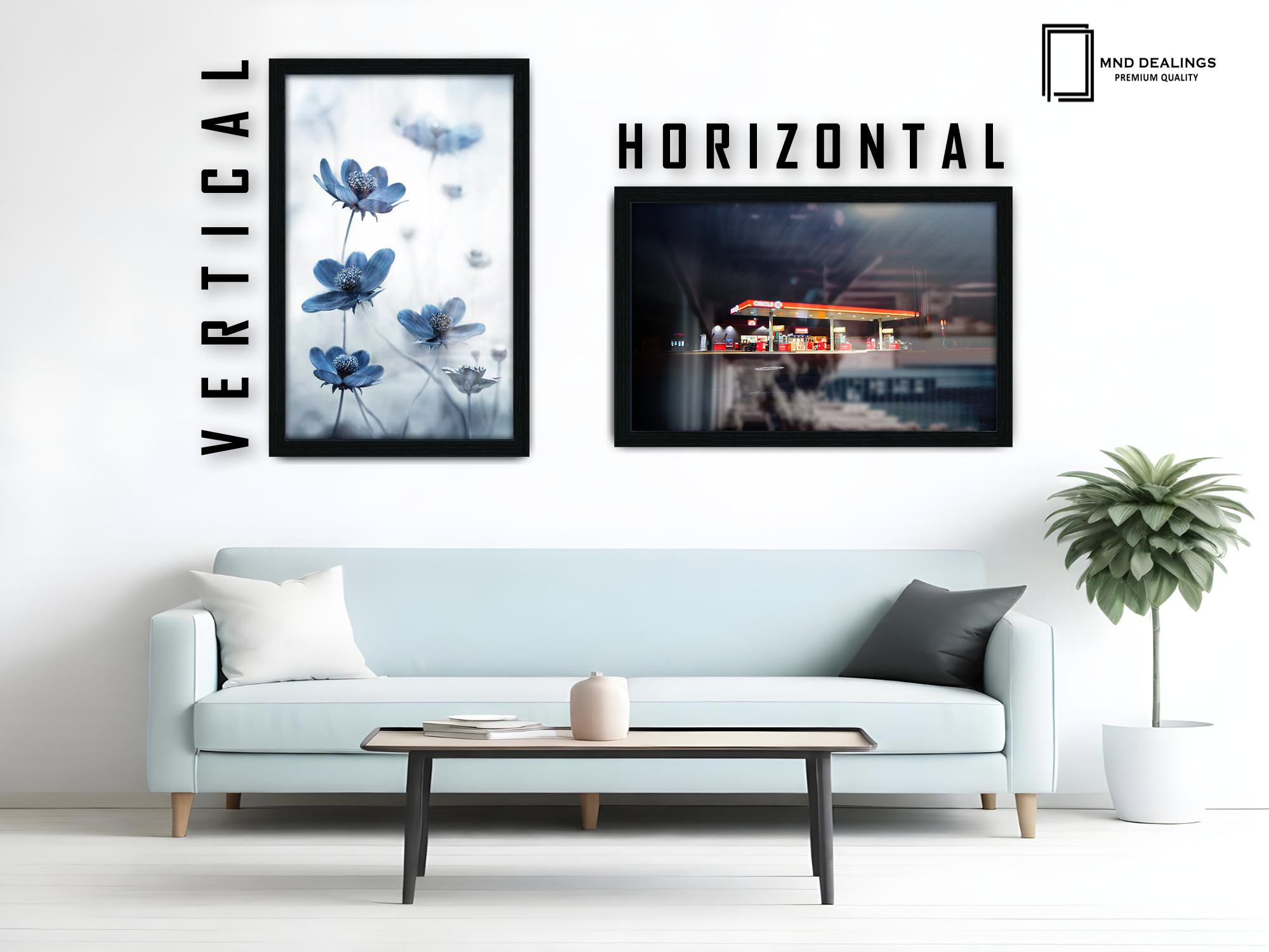 ( 45 x 65 CM ) / 26 x 18 Inch  |  Art Frames - MDF
 -  [ Black ]