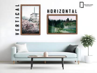 ( 45 x 65 CM ) / 26 x 18 Inch  |  Display Frame - MDF
 -  [ Dark Oak ]