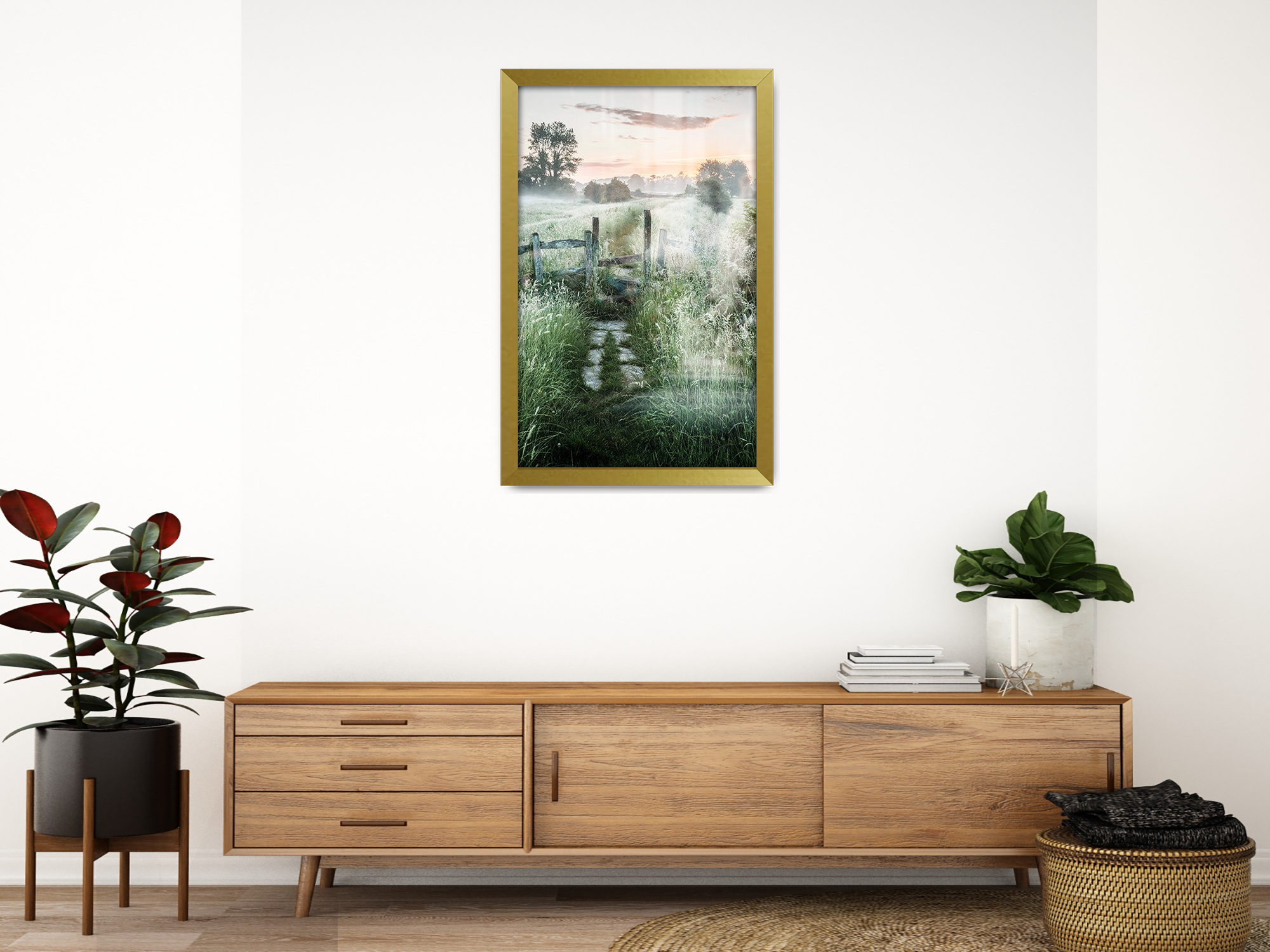 ( 45 x 65 CM ) / 26 x 18 Inch  |  Picture Frames - MDF
 -  [ Gold ]