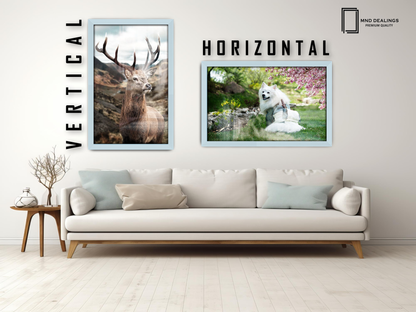 ( 45 x 65 CM ) / 26 x 18 Inch  |  Certificate Frames - MDF
 -  [ Light Grey ]
