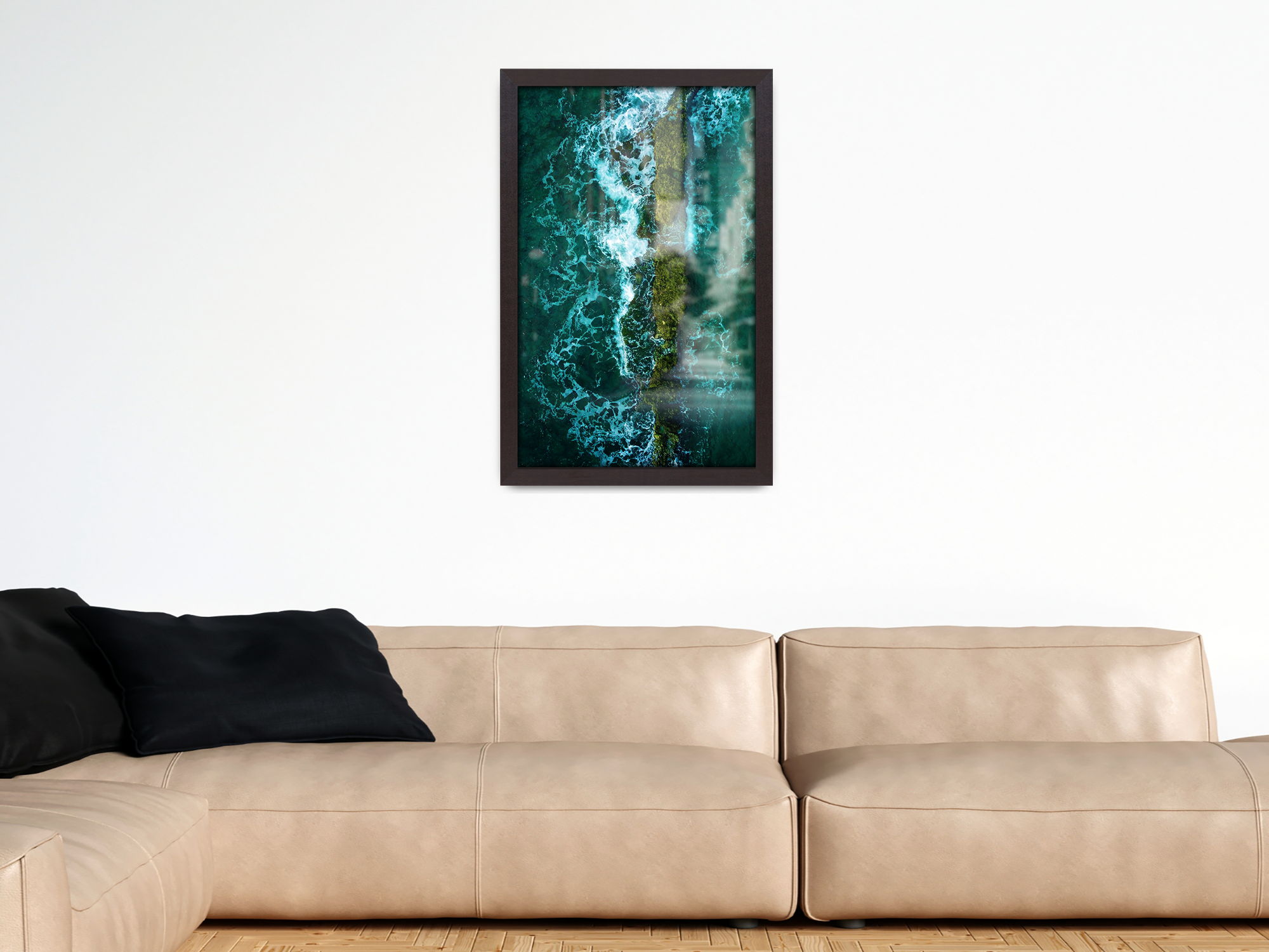 ( 45 x 65 CM ) / 26 x 18 Inch  |  Frames - MDF
 -  [ Mahogany ]