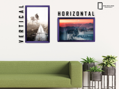 ( 45 x 65 CM ) / 26 x 18 Inch  |  Poster Frames - MDF
 -  [ Purple ]