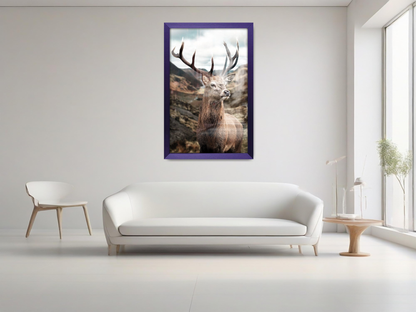 ( 45 x 65 CM ) / 26 x 18 Inch  |  Poster Frames - MDF
 -  [ Purple ]