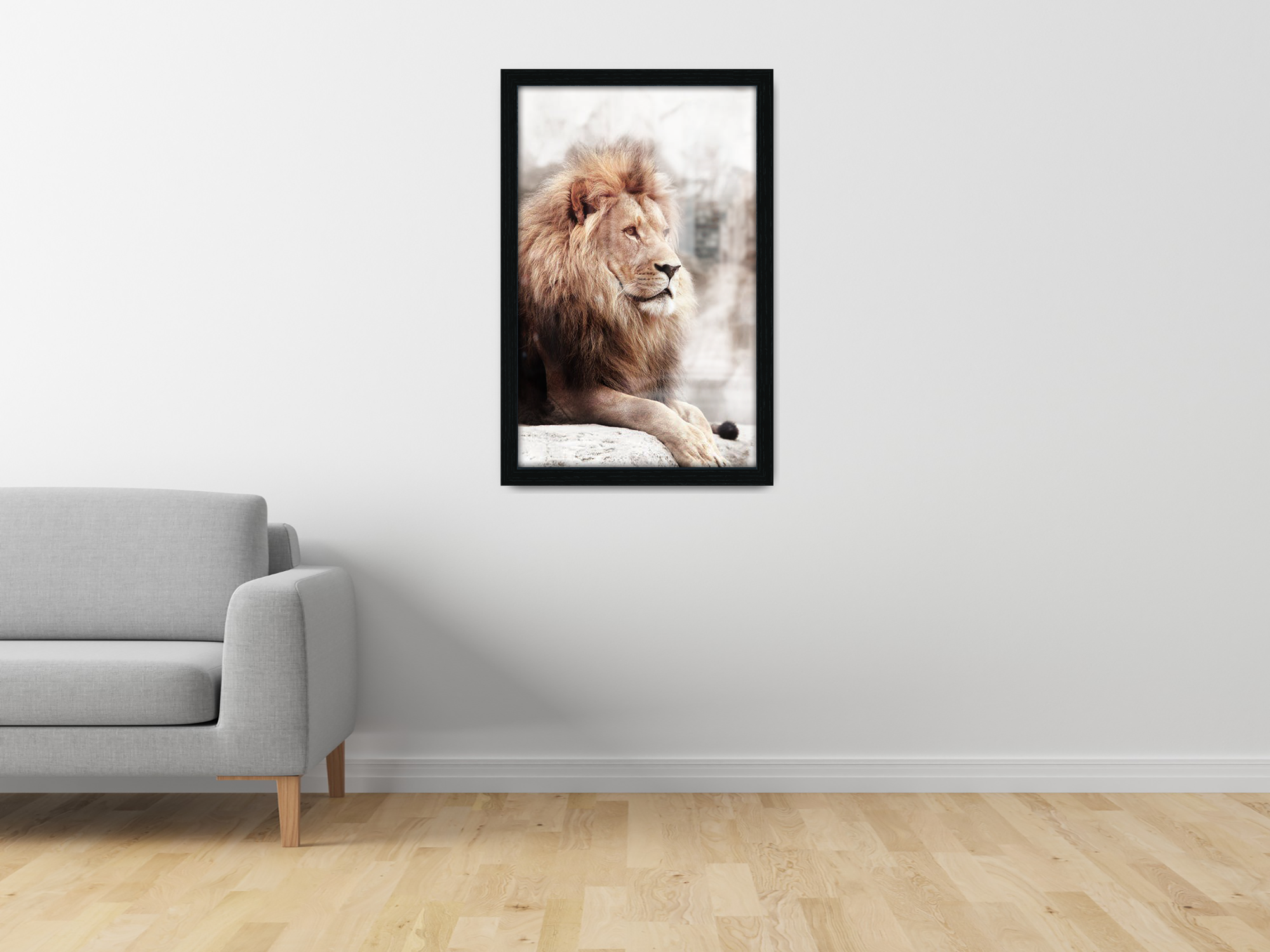 ( 45 x 70 CM ) / 28 x 18 Inch  |  Art Frames - MDF
 -  [ Black ]