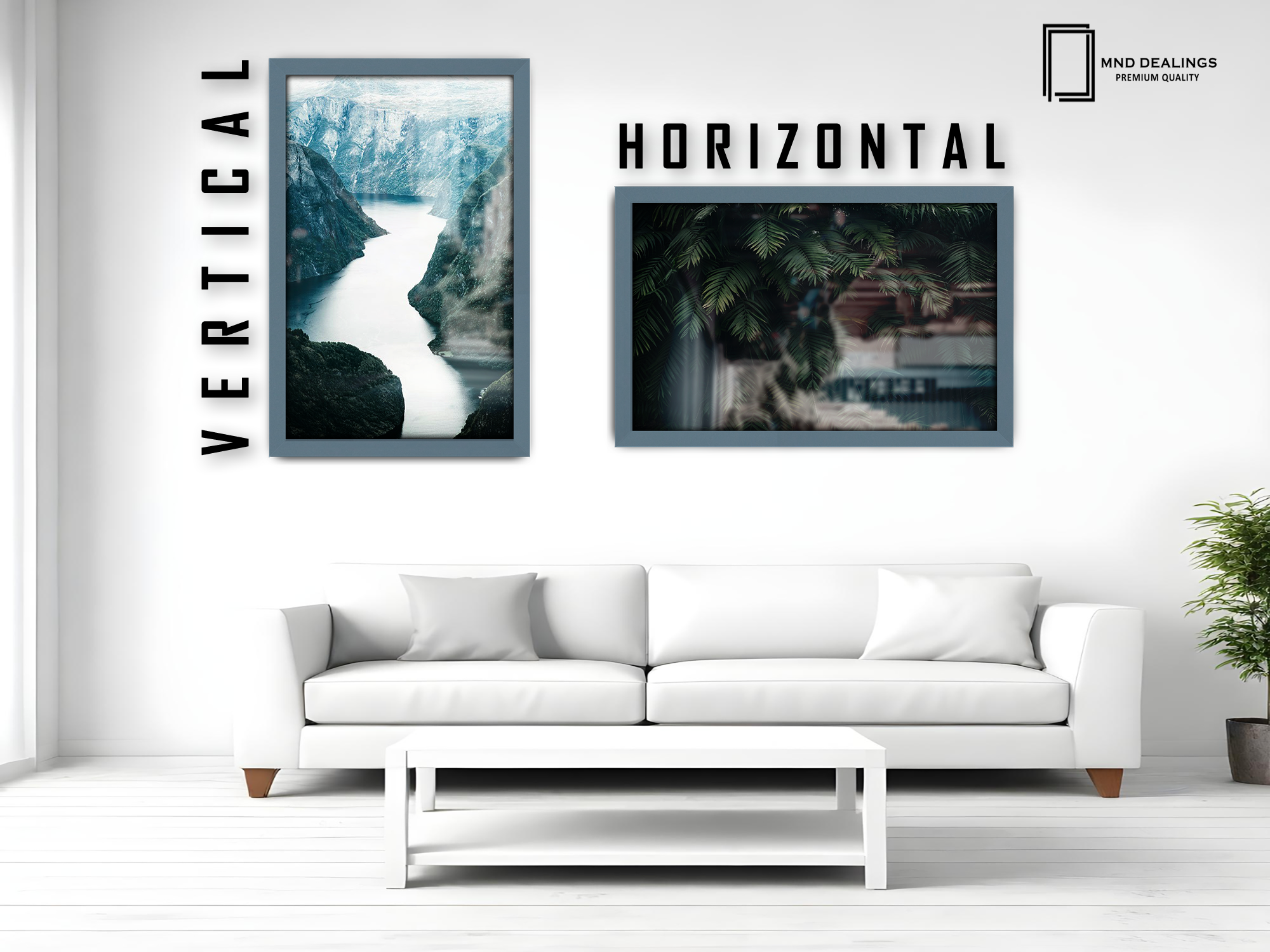 ( 45 x 70 CM ) / 28 x 18 Inch  |  Poster Frames - MDF
 -  [ Dark Grey ]