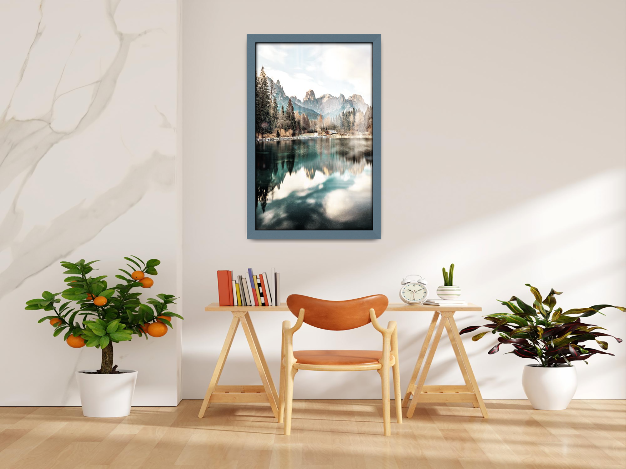 ( 45 x 70 CM ) / 28 x 18 Inch  |  Poster Frames - MDF
 -  [ Dark Grey ]