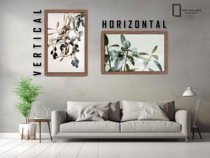 ( 45 x 70 CM ) / 28 x 18 Inch  |  Art Frames - MDF
 -  [ Dark Oak ]