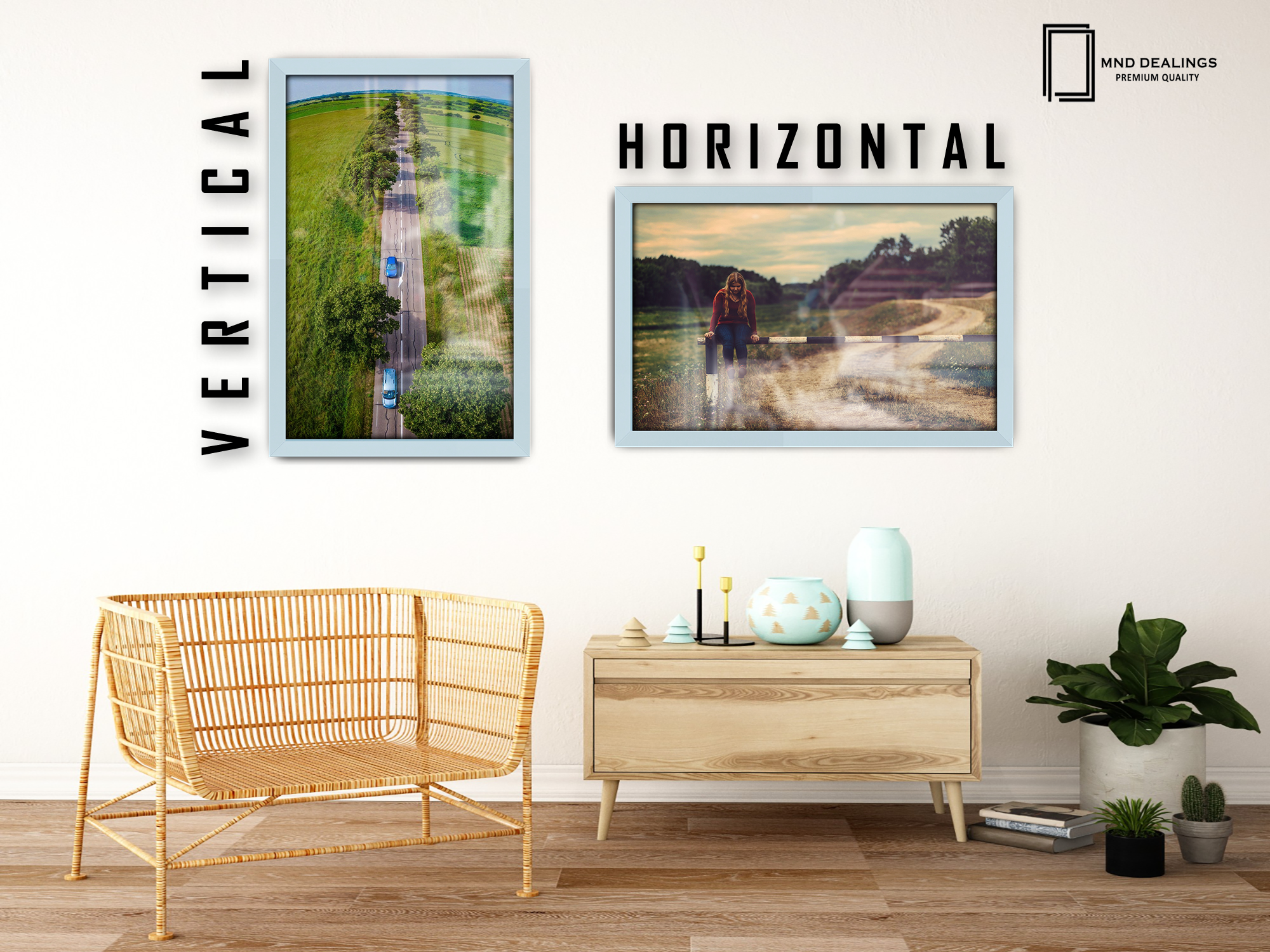 ( 45 x 70 CM ) / 28 x 18 Inch Picture Frames - MDF