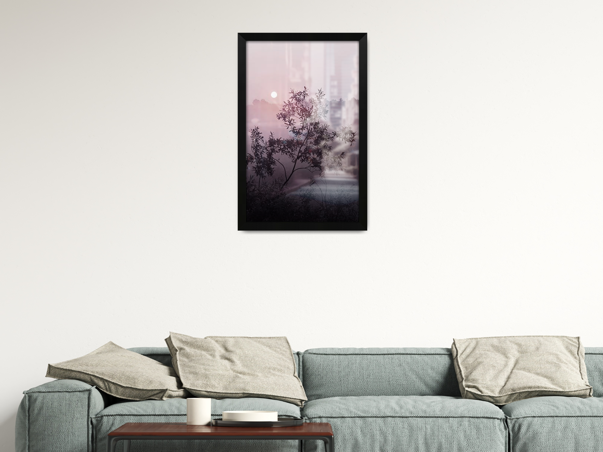 ( 45 x 70 CM ) / 28 x 18 Inch  |  Display Frame - MDF
 -  [ Matt Black ]