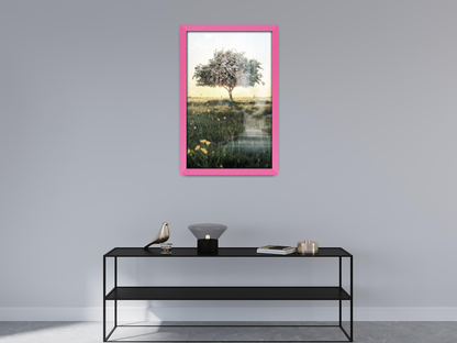 ( 45 x 70 CM ) / 28 x 18 Inch  |  Display Frame - MDF
 -  [ Pink ]