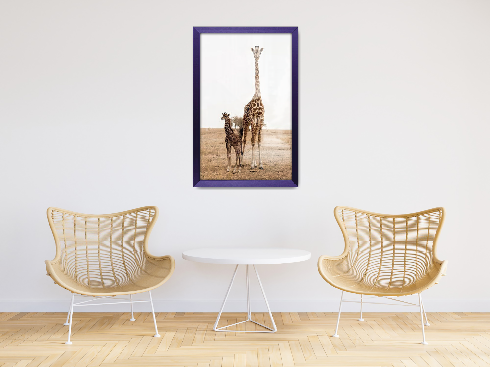 ( 45 x 70 CM ) / 28 x 18 Inch  |  Poster Frames - MDF
 -  [ Purple ]