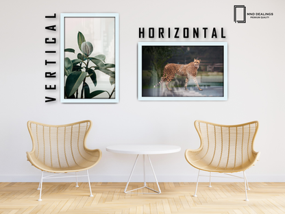 ( 45 x 70 CM ) / 28 x 18 Inch  |  Photo Frames - MDF
 -  [ White ]