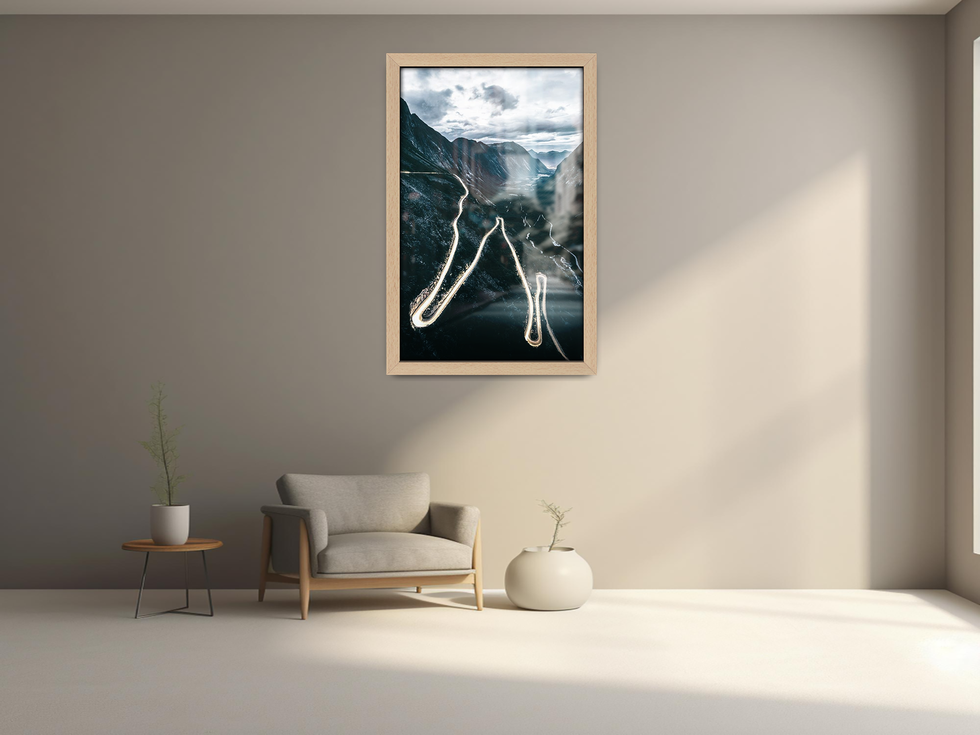 ( 46 x 61 CM ) / 24 x 18 Inch  |  Picture Frames - MDF
 -  [ Beech ]