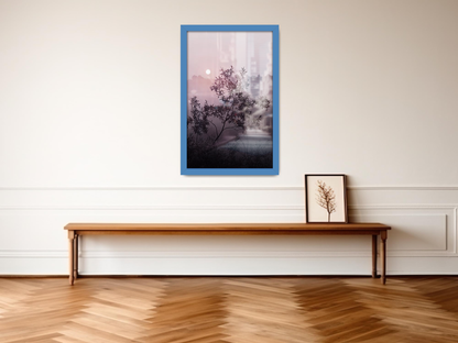 ( 46 x 61 CM ) / 24 x 18 Inch  |  Poster Frames - MDF
 -  [ Blue ]