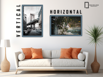 ( 46 x 61 CM ) / 24 x 18 Inch  |  Picture Frames - MDF
 -  [ Dark Grey ]