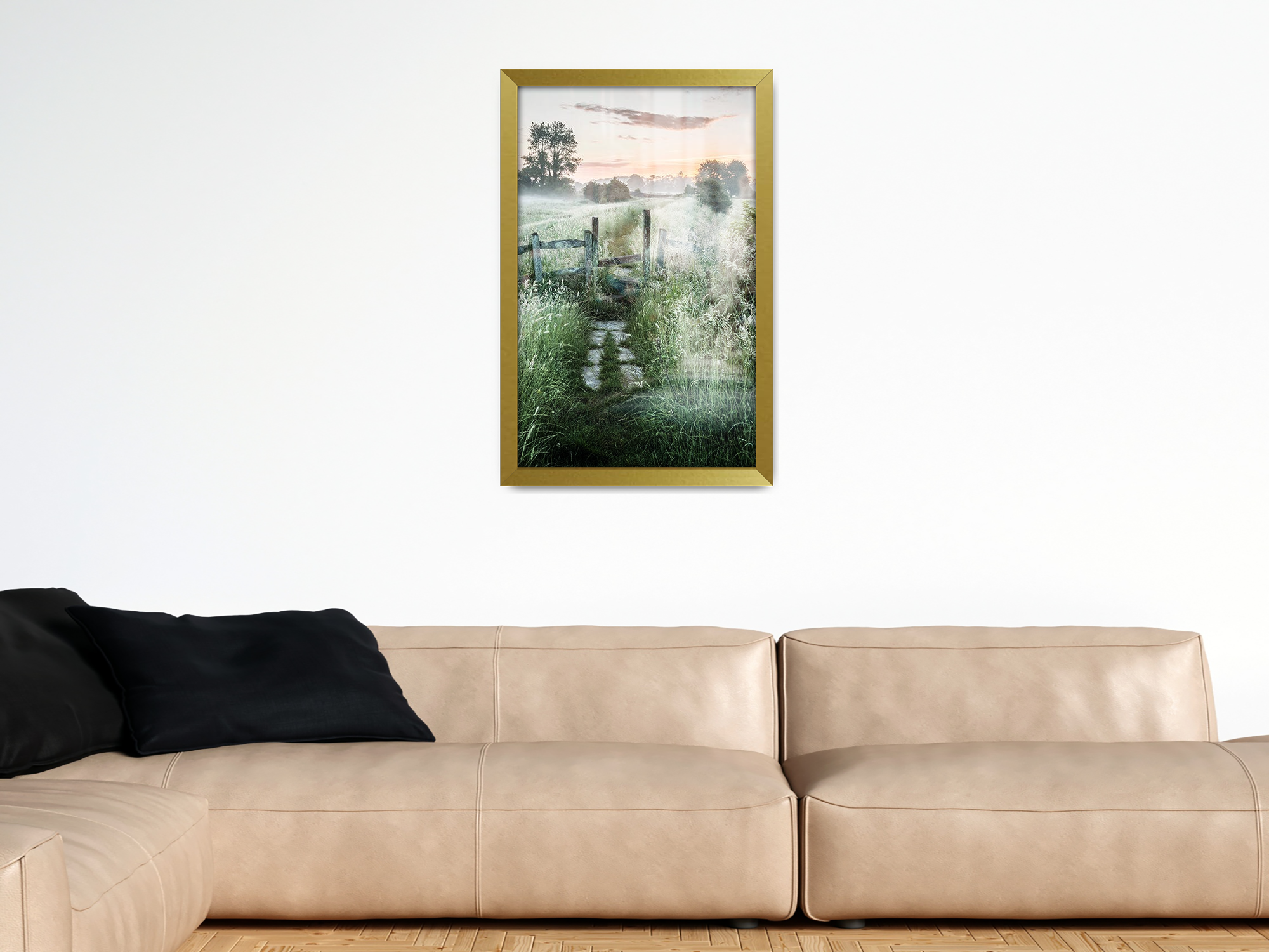 ( 46 x 61 CM ) / 24 x 18 Inch  |  Display Frame - MDF
 -  [ Gold ]