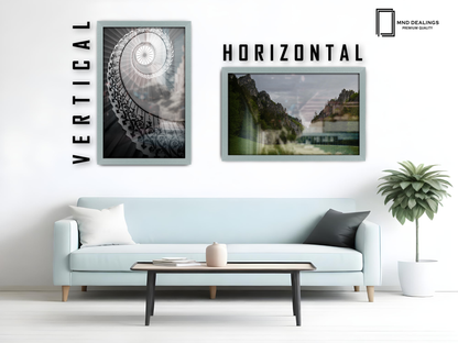 ( 46 x 61 CM ) / 24 x 18 Inch  |  Frames - MDF
 -  [ Silver ]