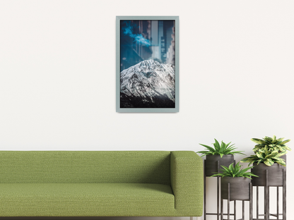 ( 46 x 61 CM ) / 24 x 18 Inch  |  Frames - MDF
 -  [ Silver ]