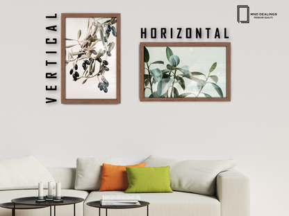 ( 46 x 61 CM ) / 24 x 18 Inch  |  Frames - MDF
 -  [ Walnut ]