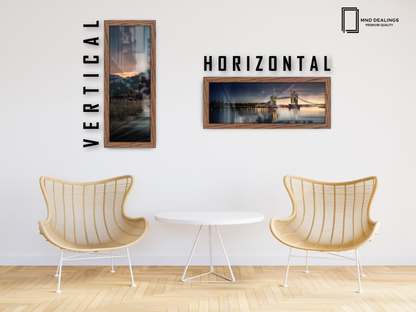 ( 50 x 100 CM ) / 40 x 20 Inch | Poster Frames - MDF
 -  [ Dark Oak ]