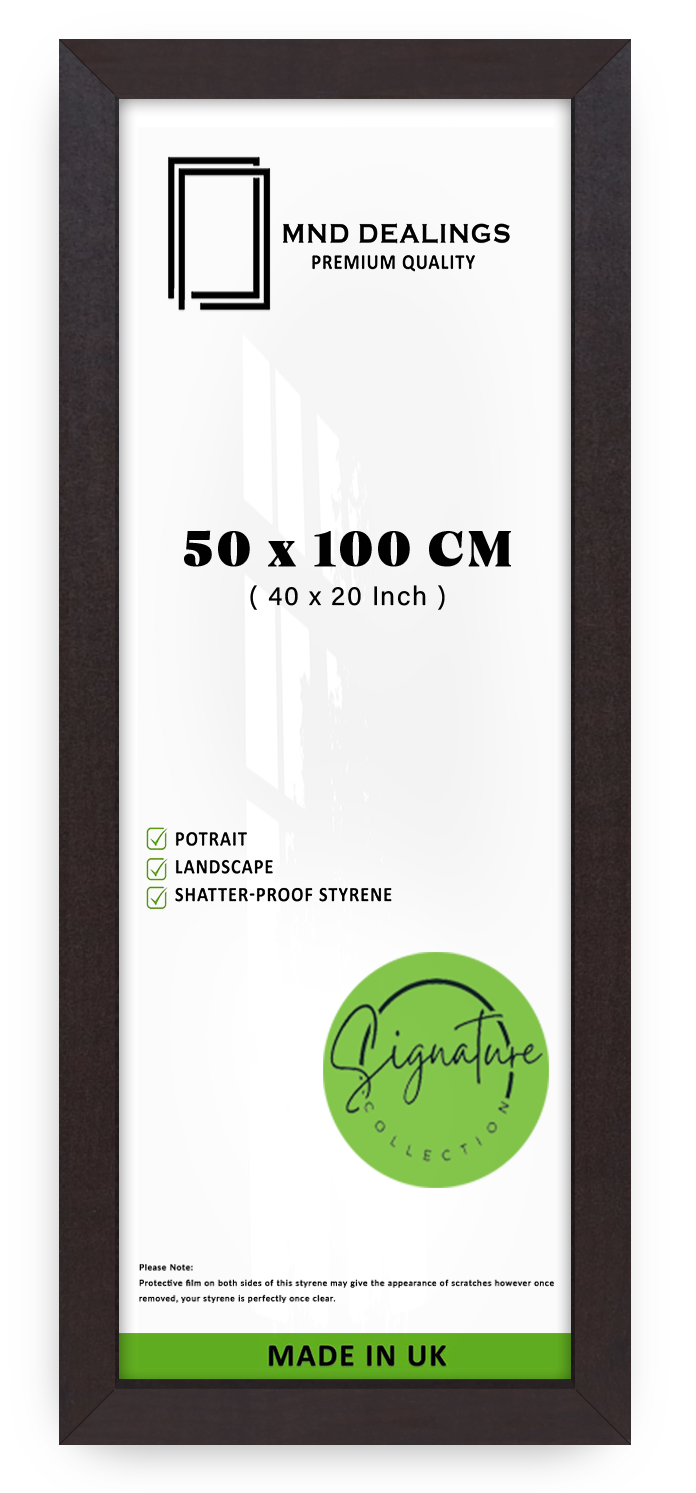 ( 50 x 100 CM ) / 40 x 20 Inch | Frames - MDF
 -  [ Mahogany ]
