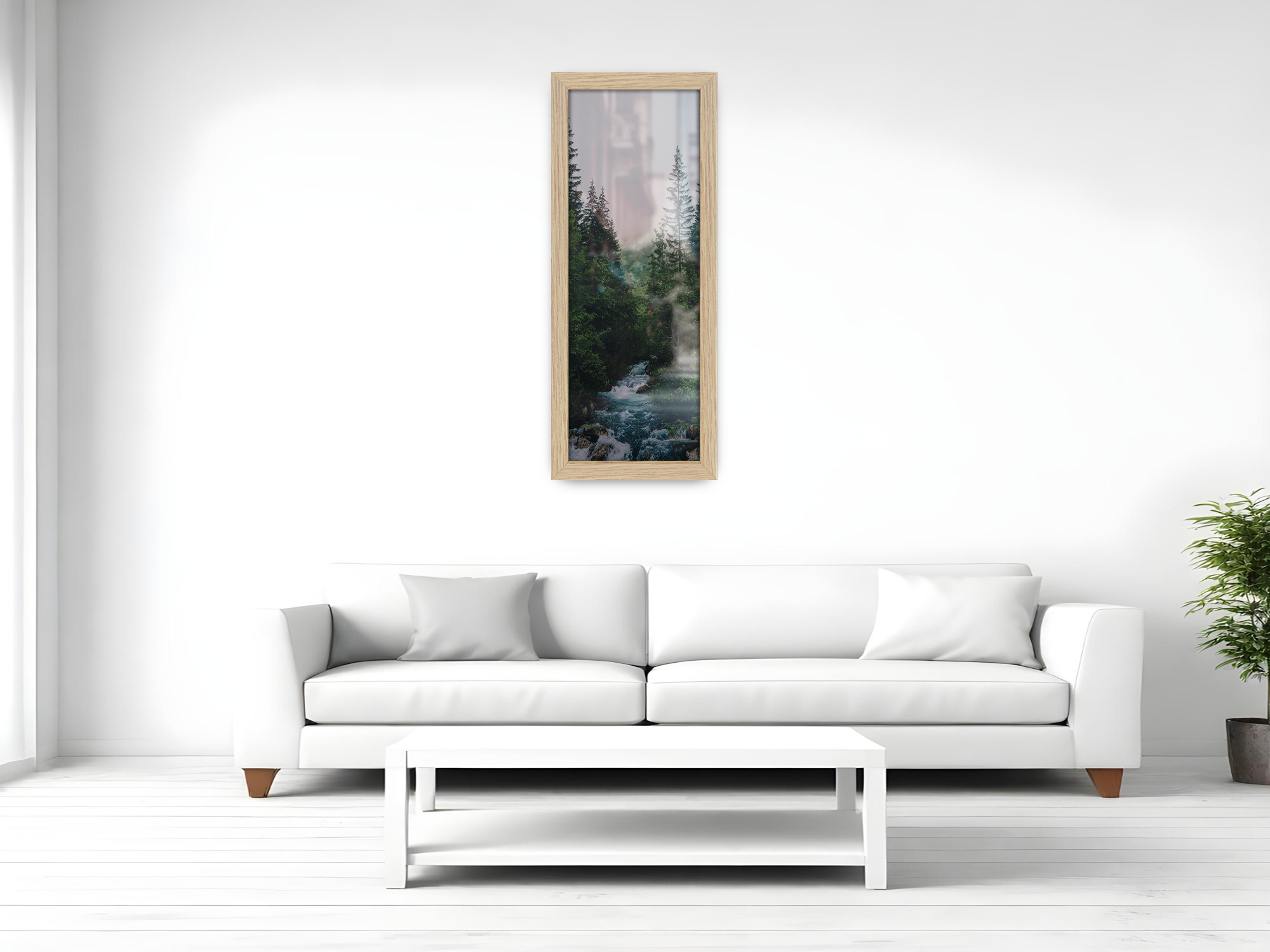 ( 50 x 100 CM ) / 40 x 20 Inch | Frames - MDF
 -  [ Oak ]