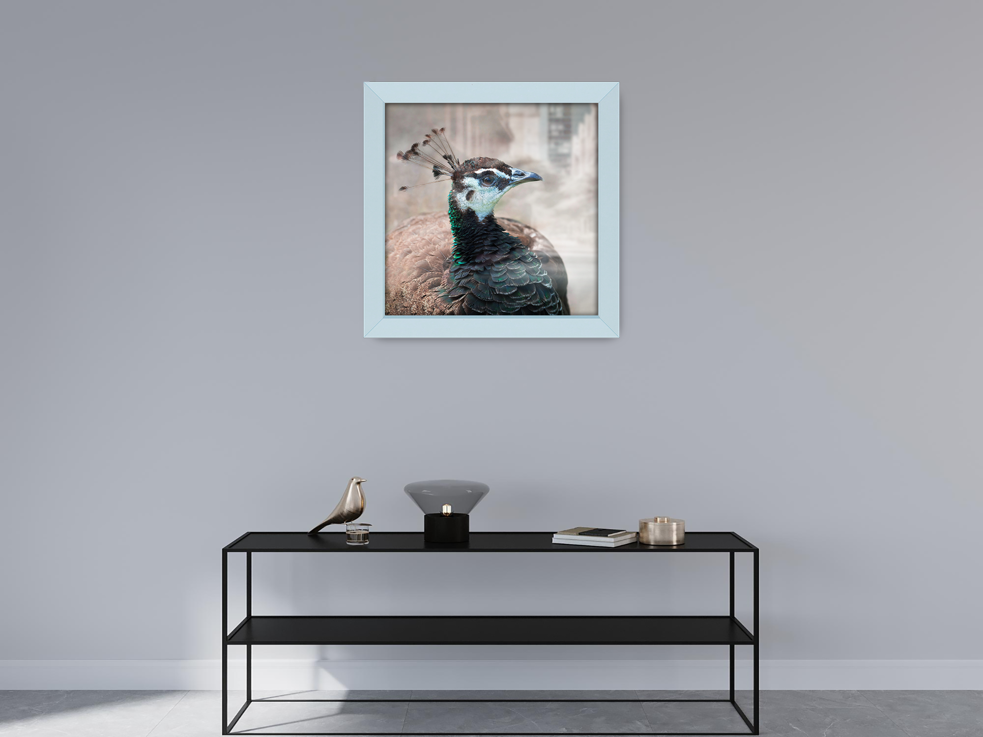 ( 50 x 50 CM ) / 20 x 20 Inch  |  Frames - MDF
 -  [ Light Grey ]