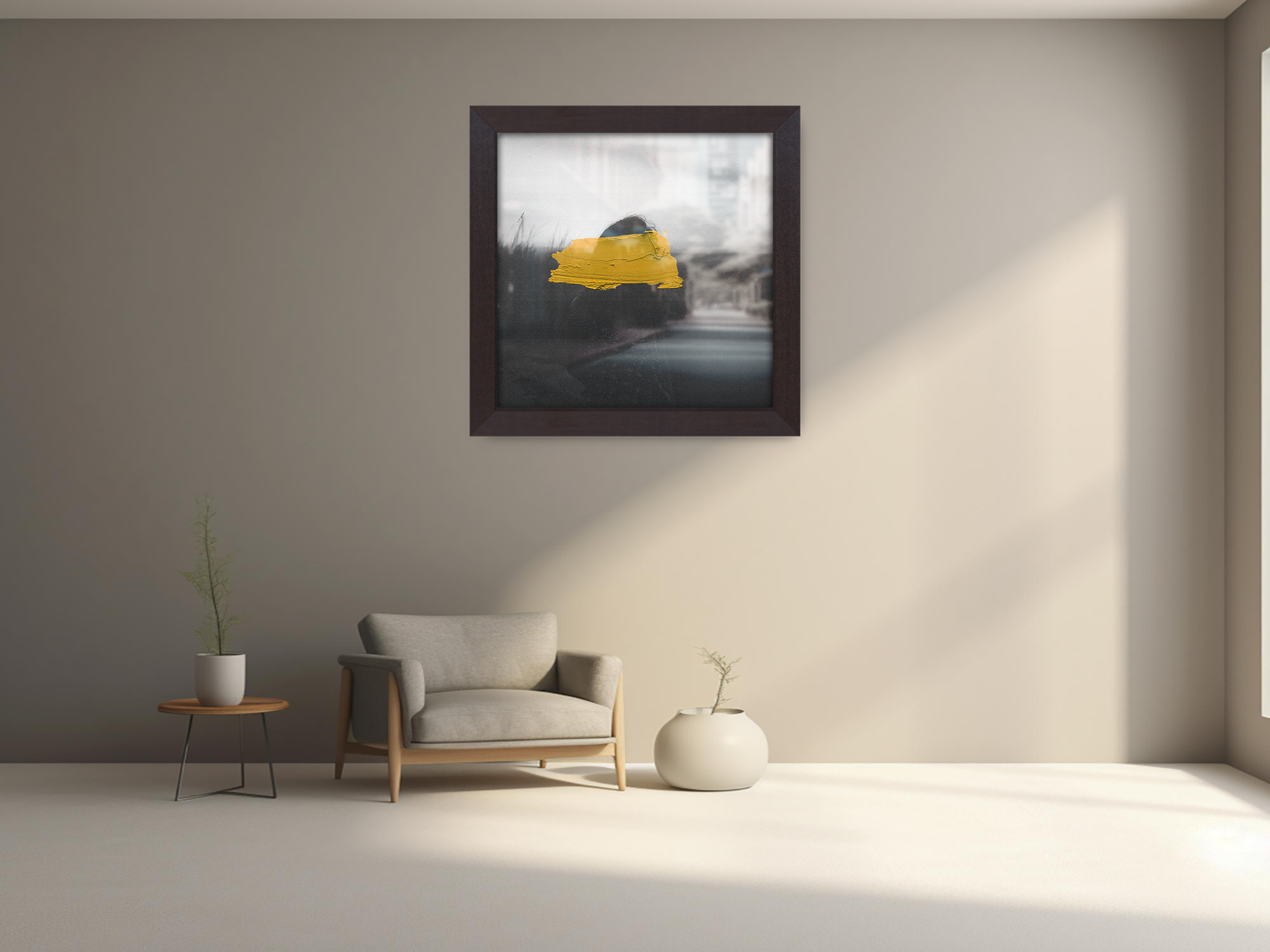 ( 50 x 50 CM ) / 20 x 20 Inch  |  Photo Frames - MDF
 -  [ Mahogany ]