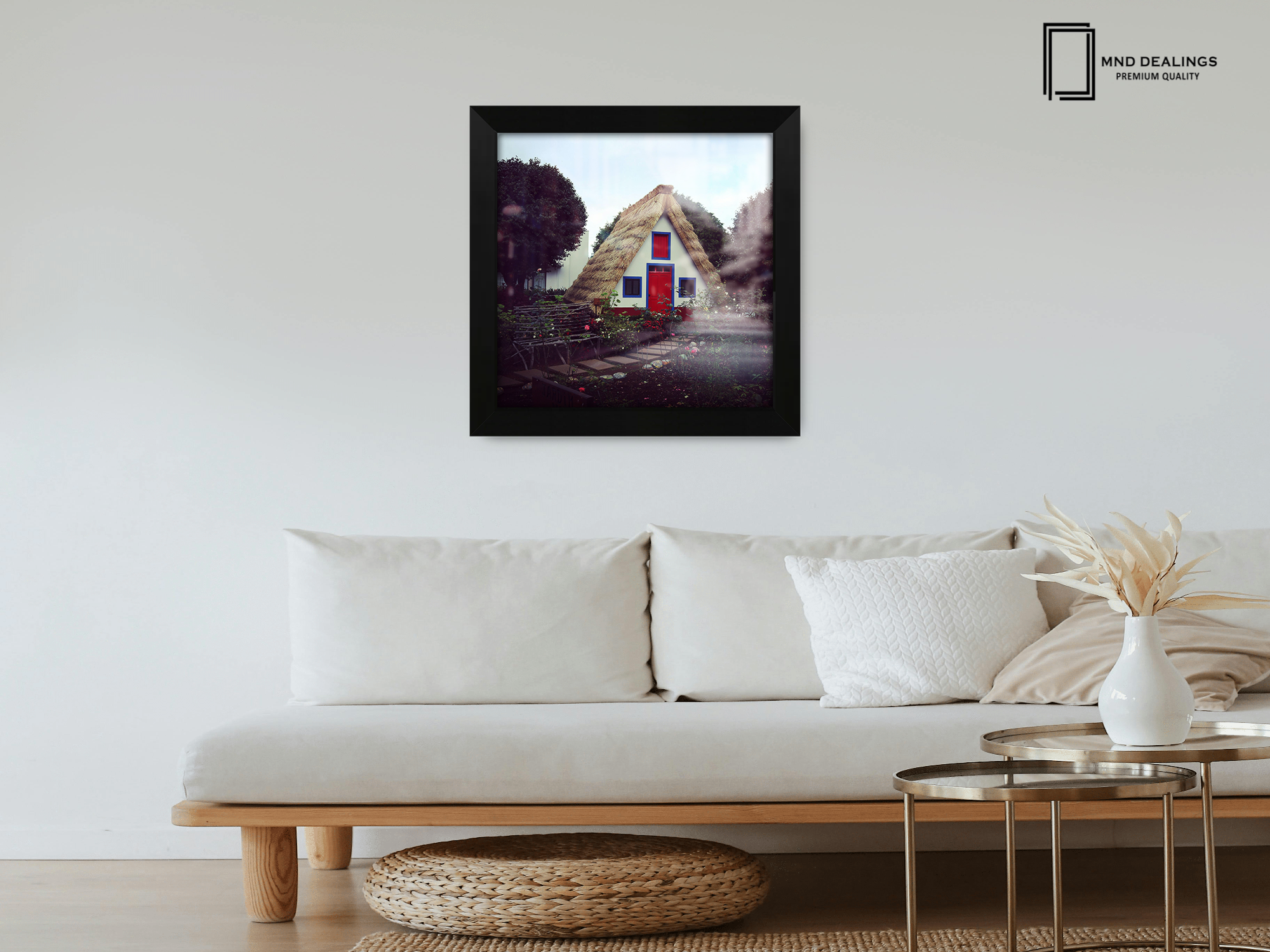 ( 50 x 50 CM ) / 20 x 20 Inch  |  Frames - MDF
 -  [ Matt Black ]