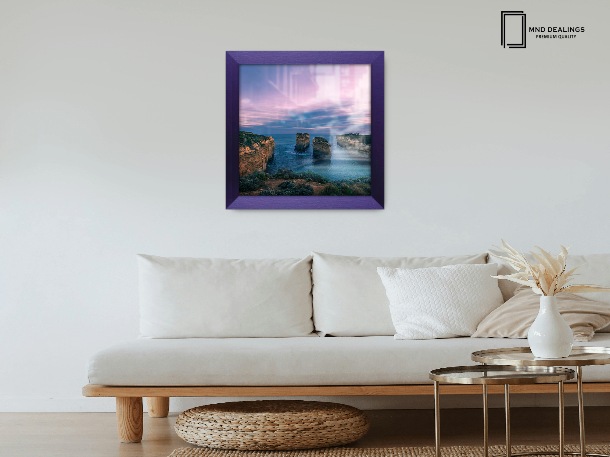 ( 50 x 50 CM ) / 20 x 20 Inch  |  Poster Frames - MDF
 -  [ Purple ]