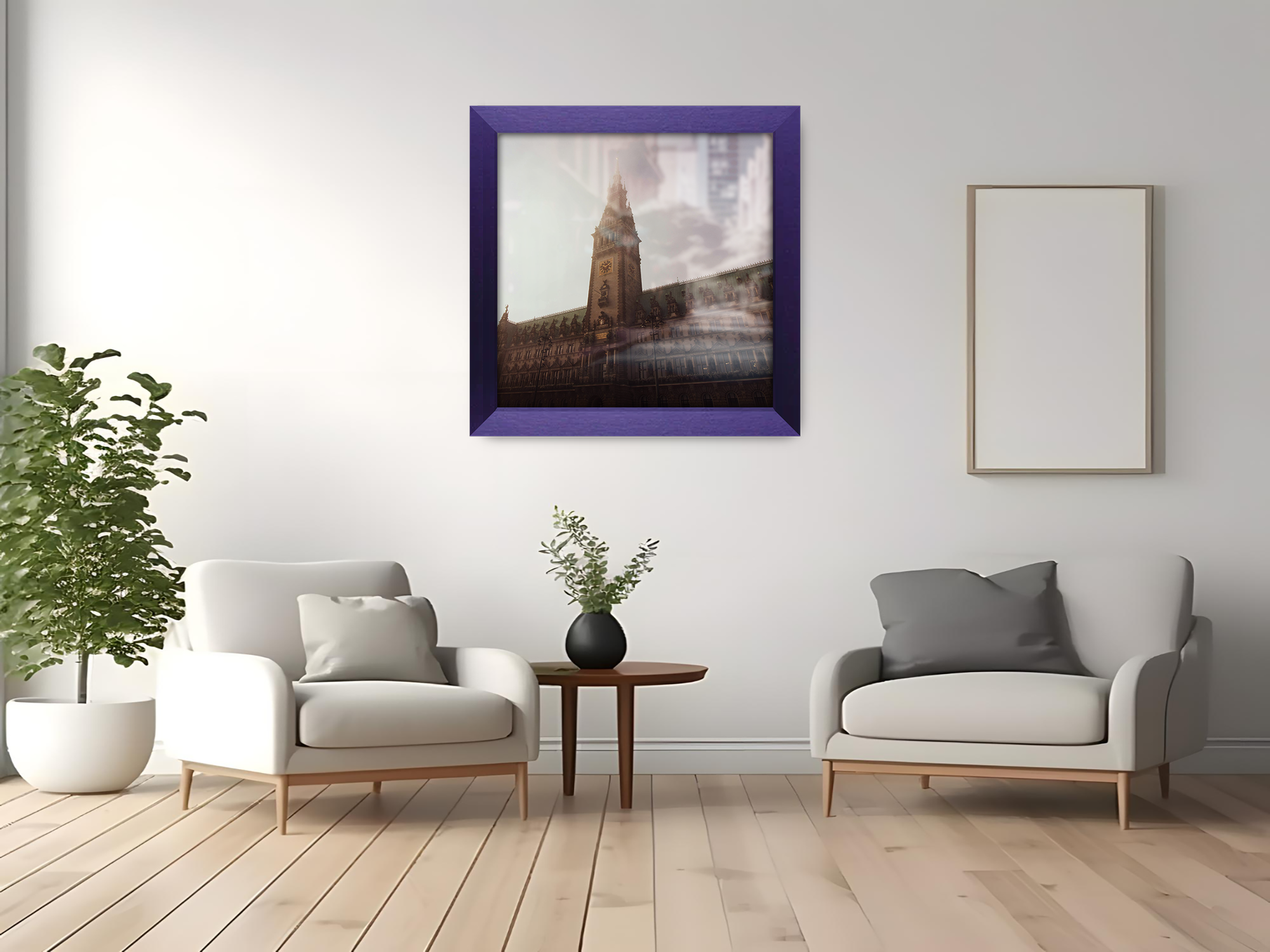 ( 50 x 50 CM ) / 20 x 20 Inch  |  Poster Frames - MDF
 -  [ Purple ]