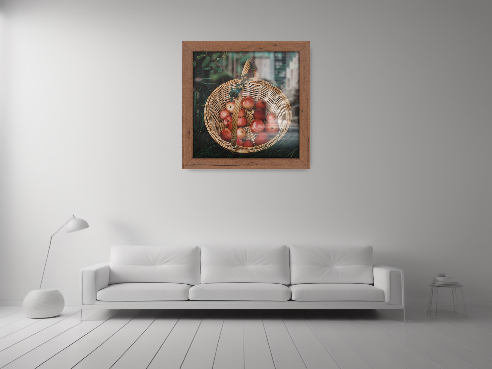 ( 50 x 50 CM ) / 20 x 20 Inch  |  Art Frames - MDF
 -  [ Walnut ]