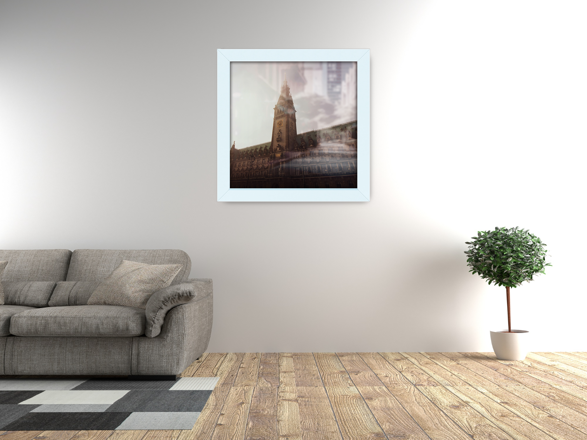 ( 50 x 50 CM ) / 20 x 20 Inch  |  Poster Frames - MDF
 -  [ White ]