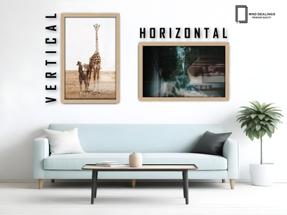 ( 50 x 60 CM ) / 24 x 20 Inch  |  Art Frames - MDF
 -  [ Beech ]