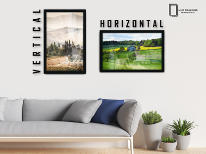 ( 50 x 60 CM ) / 24 x 20 Inch  |  Frames - MDF
 -  [ Black ]