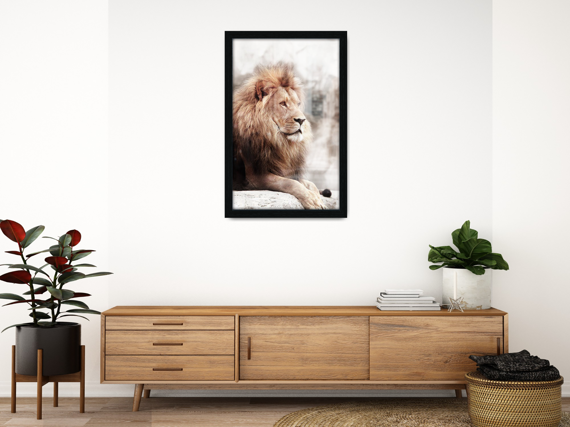 ( 50 x 60 CM ) / 24 x 20 Inch  |  Frames - MDF
 -  [ Black ]