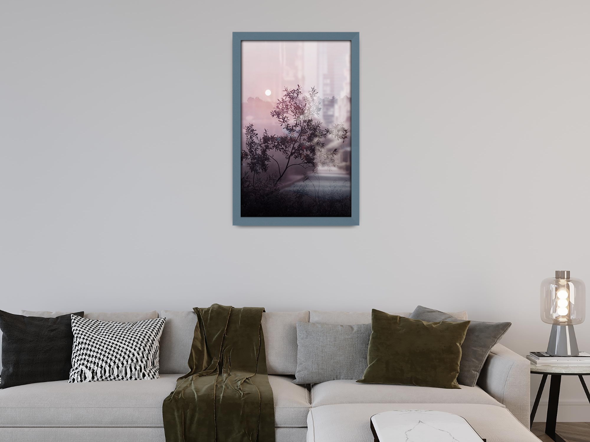 ( 50 x 60 CM ) / 24 x 20 Inch  |  Display Frame - MDF
 -  [ Dark Grey ]