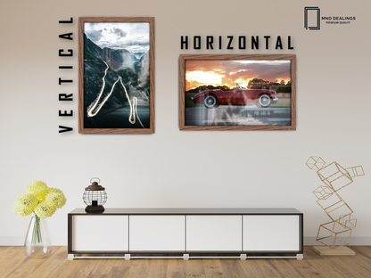 ( 50 x 60 CM ) / 24 x 20 Inch  |  Display Frame - MDF
 -  [ Dark Oak ]