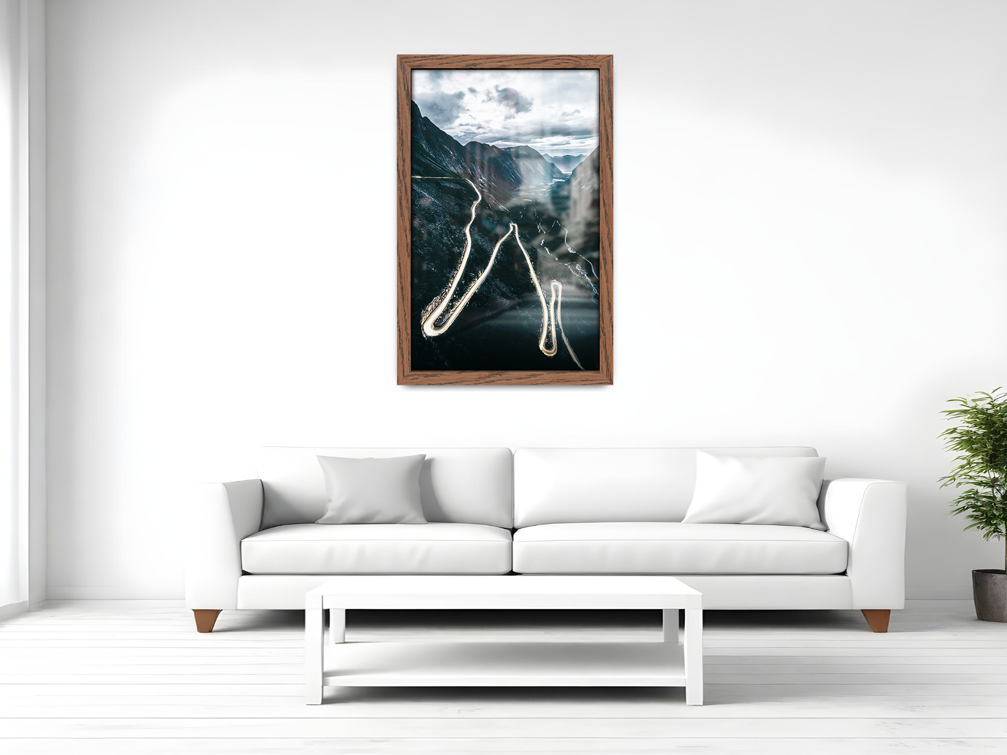 ( 50 x 60 CM ) / 24 x 20 Inch  |  Display Frame - MDF
 -  [ Dark Oak ]