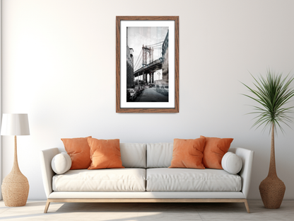 ( 50 x 60 cm ) / 24 x 20 Inch with 50 x 40 cm White Mount Display Frame - MDF