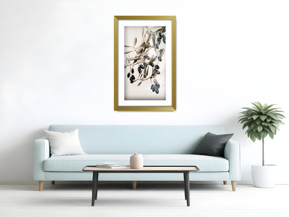 ( 50 x 60 cm ) / 24 x 20 Inch with 50 x 40 cm White Mount Display Frame - MDF