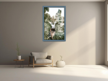 ( 50 x 70 CM ) / 28 x 20 Inch  |  Display Frame - MDF
 -  [ Dark Grey ]