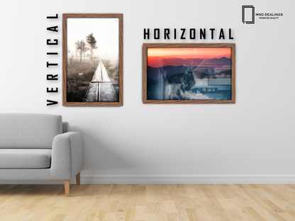 ( 50 x 70 CM ) / 28 x 20 Inch  |  Picture Frames - MDF
 -  [ Dark Oak ]