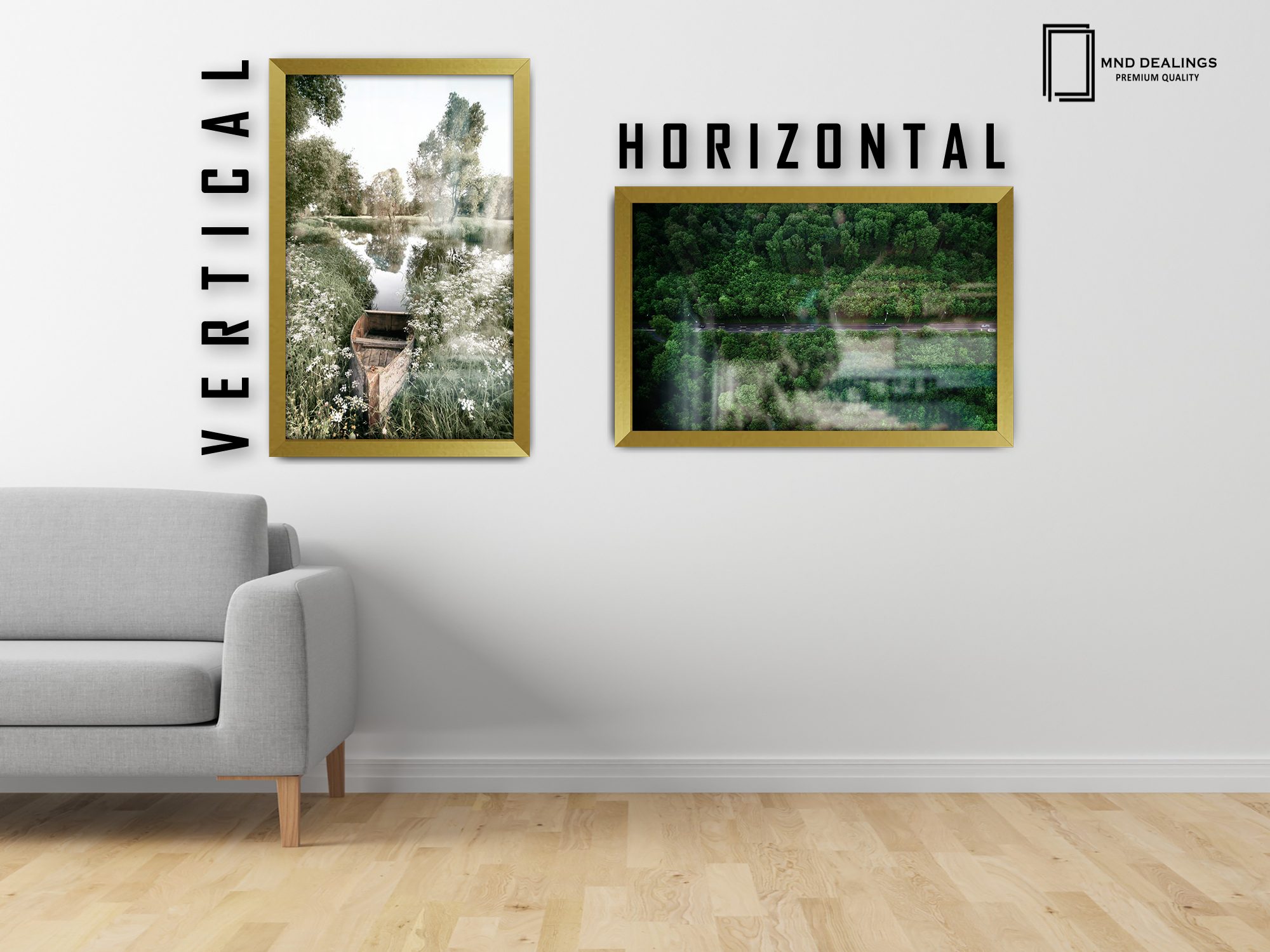 ( 50 x 70 CM ) / 28 x 20 Inch Display Frame - MDF