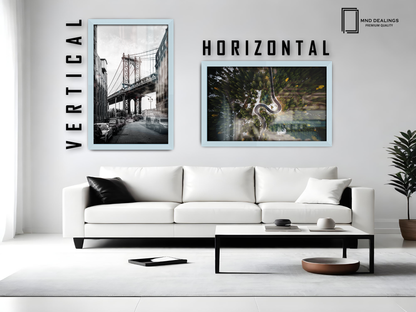 ( 50 x 70 CM ) / 28 x 20 Inch  |  Poster Frames - MDF
 -  [ Light Grey ]