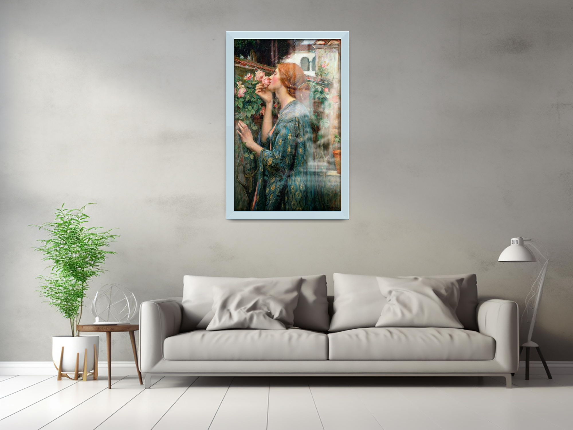 ( 50 x 70 CM ) / 28 x 20 Inch  |  Poster Frames - MDF
 -  [ Light Grey ]