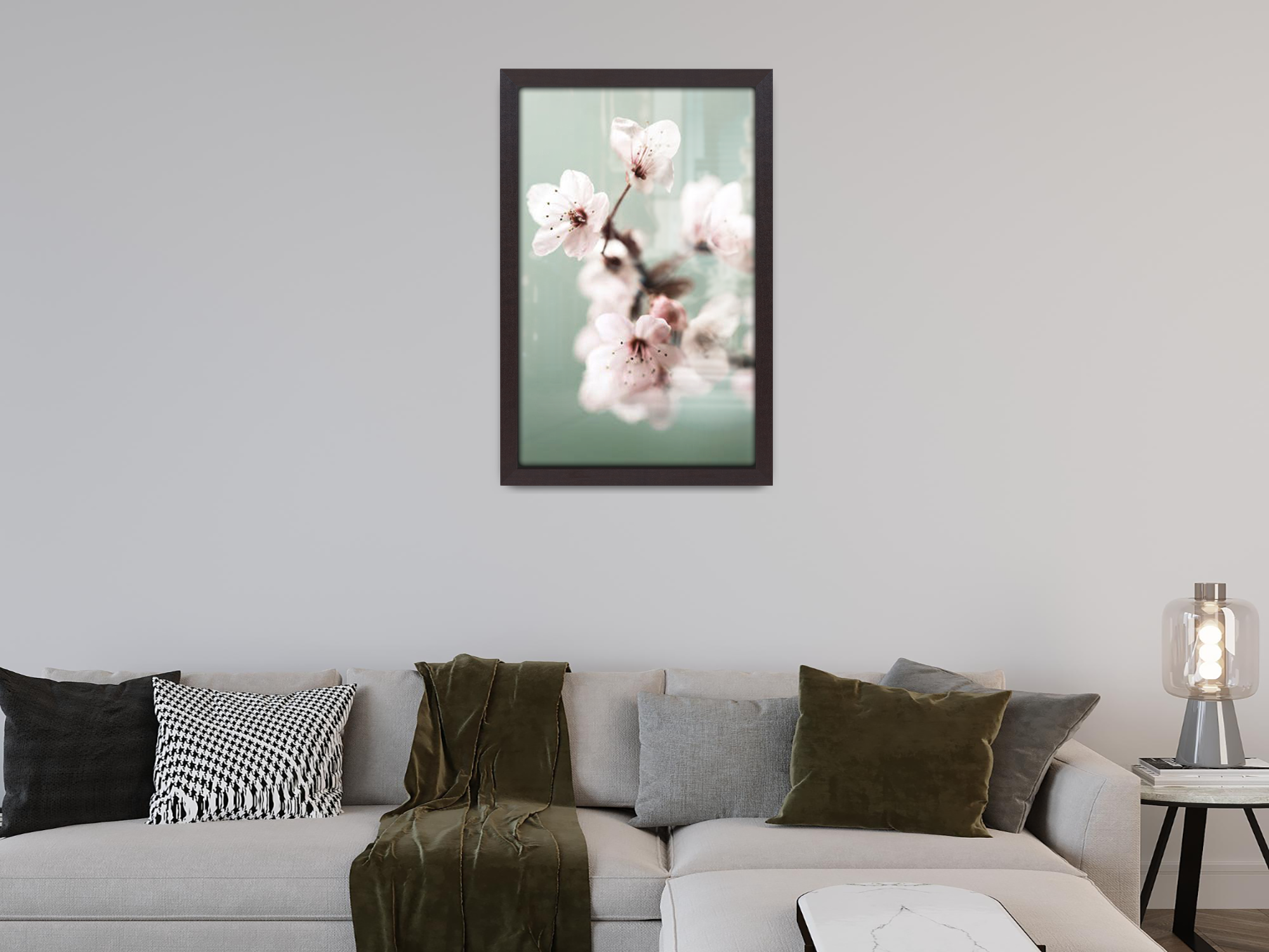 ( 50 x 70 CM ) / 28 x 20 Inch  |  Display Frame - MDF
 -  [ Mahogany ]